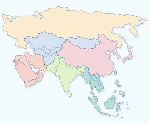 asien karte asien karte