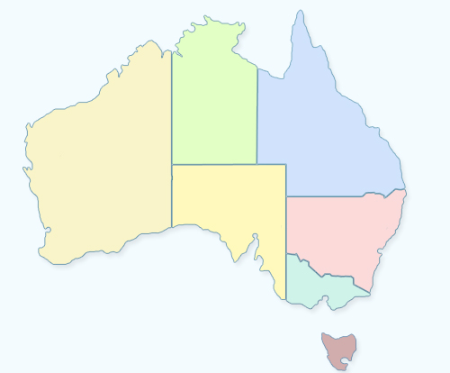 australien karte australien karte