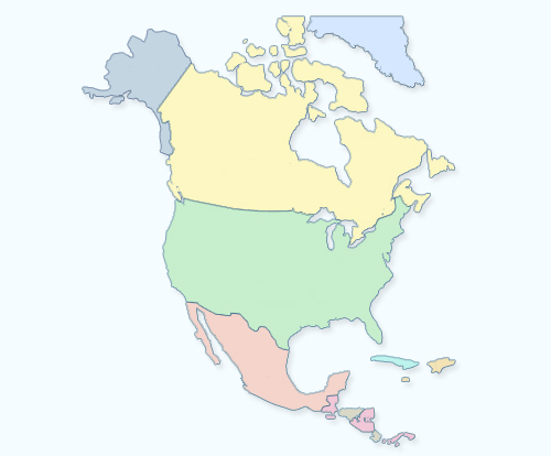 nordamerika karte nordamerika karte